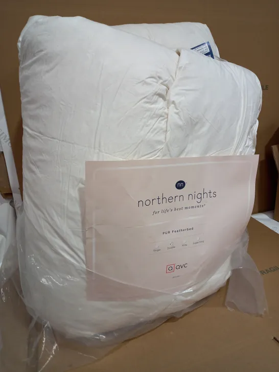 PUR FEATHER BY NORTHERN NIGHTS EXTRA DEEP FEATHERED DOUBLE MATTRESS TOPPER
