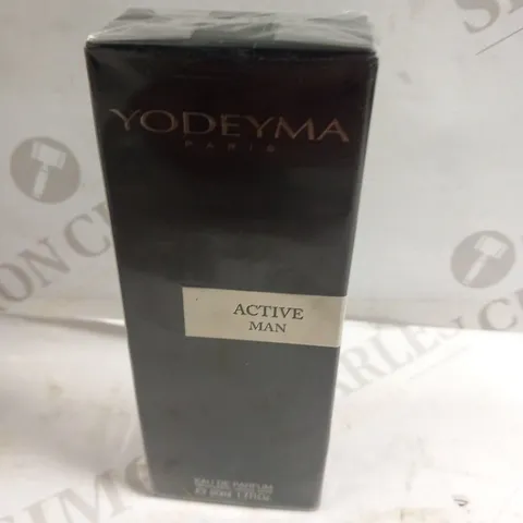 BOXED AND SEALED YODEYMA PARIS ACTIVE MAN EAU DE PARFUM 50ML