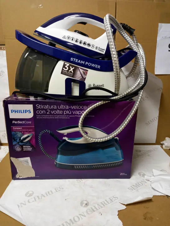 RUSSELL HOBBS STEAM GENERATOR IRON - PURPLE/WHITE