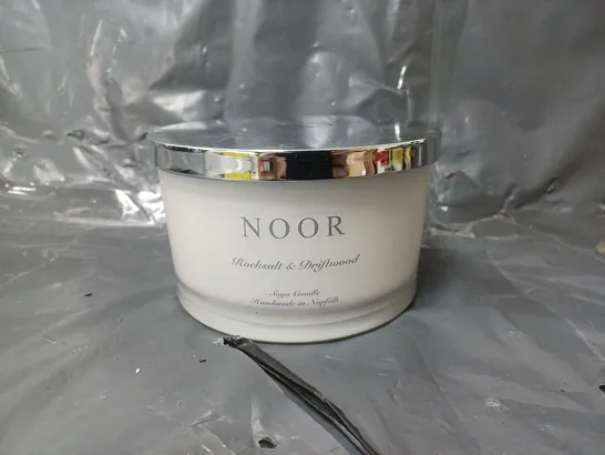 NOOR ROCKSALT & DRIFTWOOD 3 WICK CANDLE 