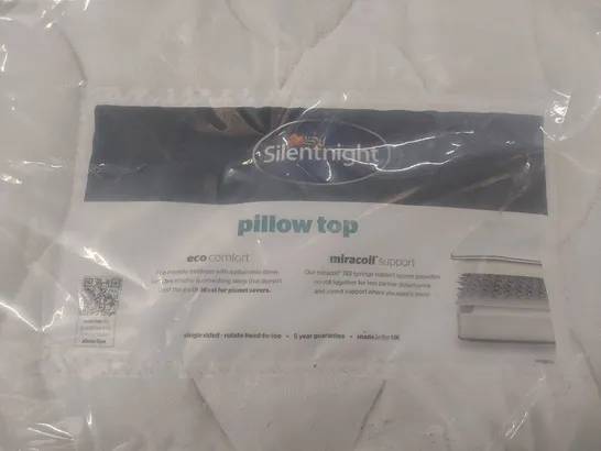 QUALITY BAGGED 4' 6" DOUBLE SILENTNIGHT PILLOWTOP MATTRESS