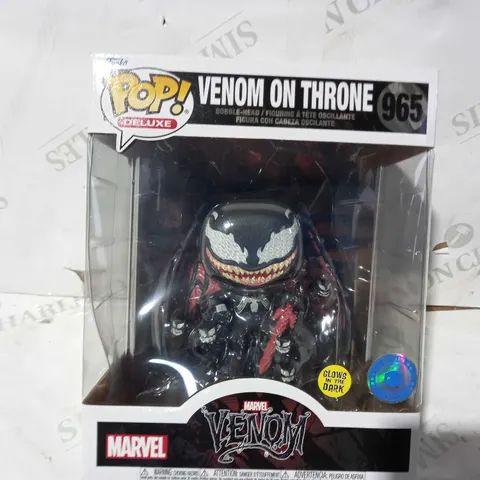 FUNKO POP DELUXE MARVEL VENOM ON THRONE 965 VENOM BOBBLE-HEAD