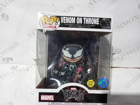 FUNKO POP DELUXE MARVEL VENOM ON THRONE 965 VENOM BOBBLE-HEAD