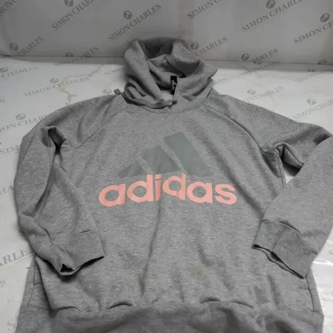 ADIDAS WOMENS GREY HOODIE - XL