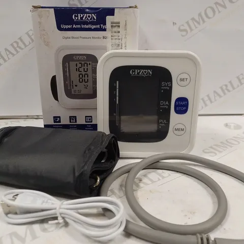 BOXED GPZON UPPER ARM INTELLIGENT TYPE DIGITAL BLOOD PRESSURE MONITOR 