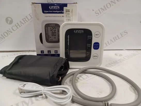 BOXED GPZON UPPER ARM INTELLIGENT TYPE DIGITAL BLOOD PRESSURE MONITOR 