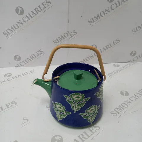 OLIVER BONAS DAHLIA CERAMIC TEAPOT