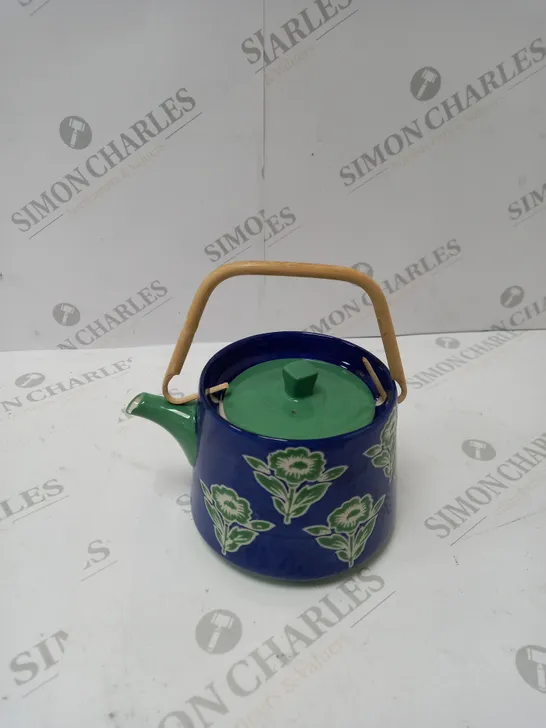 OLIVER BONAS DAHLIA CERAMIC TEAPOT