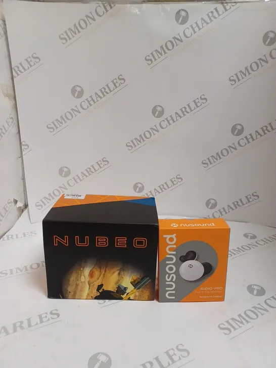 BOXED NUBEO GENTS GALLILEO LTD ED AUTOMATIC WATCH STAINLESS STEEL WITH NUSOUND AUDIO EAR BUDS