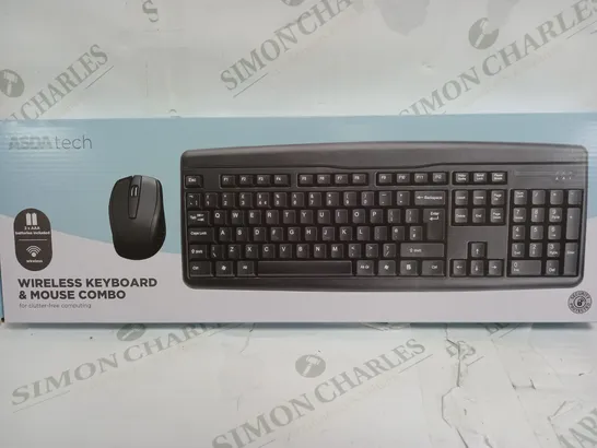 4 X BRAND NEW BOXED WIRELESS KEYBOARD & MOUSE COMBO SET