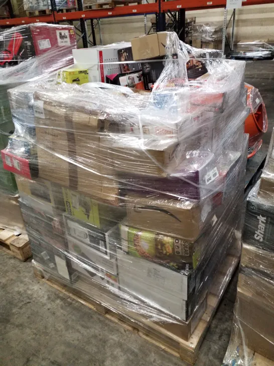 PALLET OF APPROXIMATELY 63 UNPROCESSED RAW RETURN HOUSEHOLD AND ELECTRICAL GOODS TO INCLUDE;