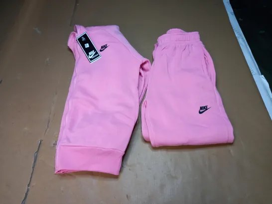 NIKE SPORTSWEAR KIDS JOGGERS AND HOODIE - PINK, UK 8