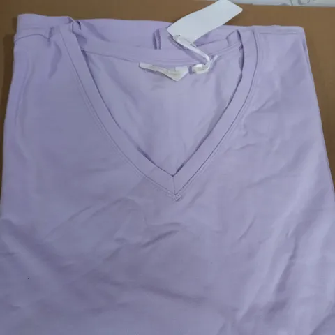 DANNII MINOGUE V NECK TOP LILAC 3XL