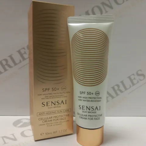 SENSAI SILKY BRONZE CELLULAR PROTECTIVE FACE CREAM SPF50+ 50ML