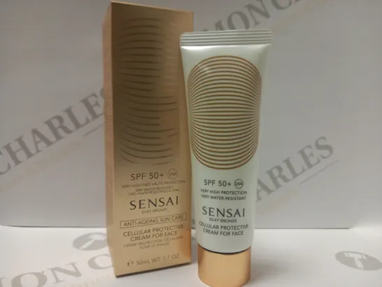 SENSAI SILKY BRONZE CELLULAR PROTECTIVE FACE CREAM SPF50+ 50ML