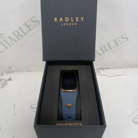 RADLEY LONDON SERIES 8 BLUE SILICONE STRAP SMART WATCH