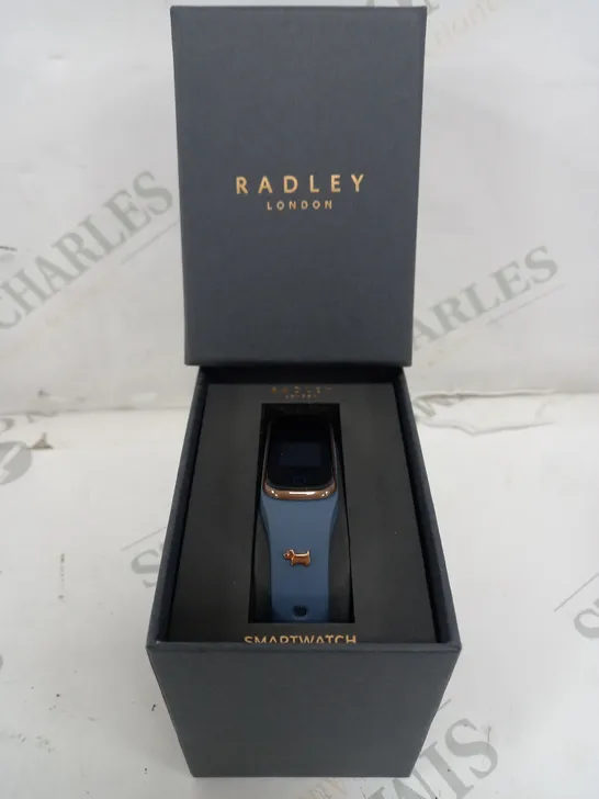 RADLEY LONDON SERIES 8 BLUE SILICONE STRAP SMART WATCH