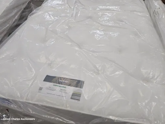 QUALITY BAGGED 4'6" DOUBLE SILENTNIGHT 1000 POCKET MATTRESS 