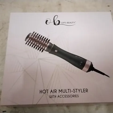 OPTI-BEAUTY HOT AIR MULTI- STYLER WITH ACCESSORIES