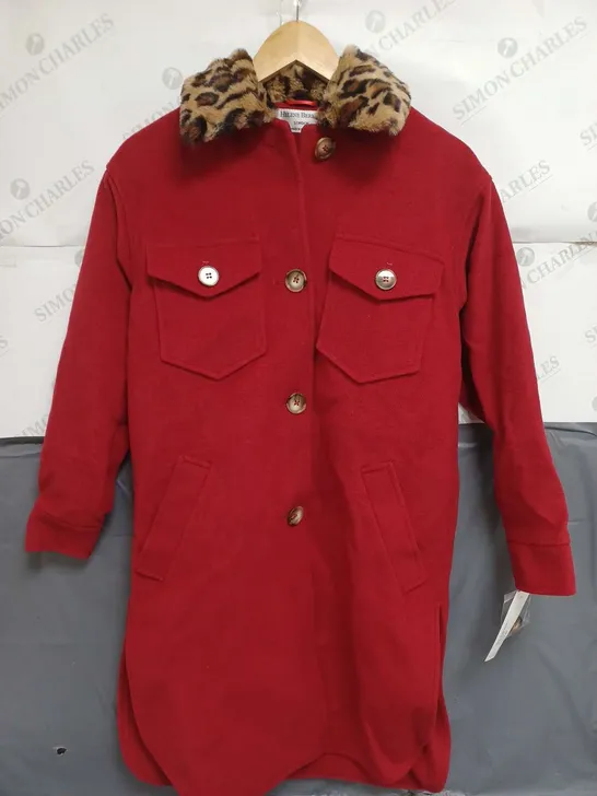 HELENE BERMAN LONDON JACKET IN RED SIZE 8 