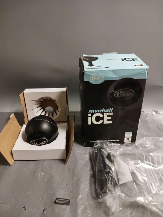 BOXED SNOWBALL BLACK ICE USB MICROPHONE 