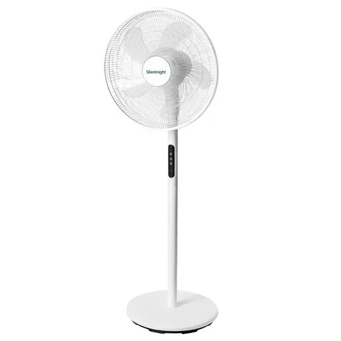 BOXED SILENTNIGHT AIRMAX 18" OSCILLATING STAND FAN WITH 5 SPEEN SETTINGS (1 BOX)