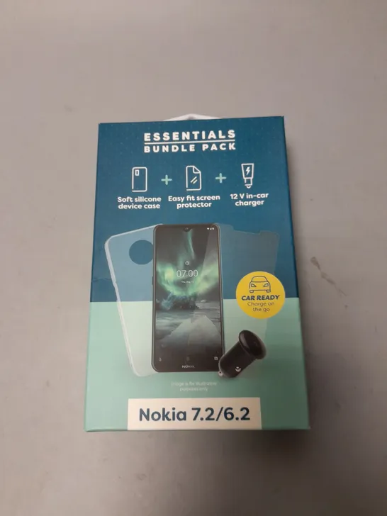 APPROXIMATELY 40 BRAND NEW BOXED ESSENTIAL BUNDLE PACKS FOR NOKIA 7.2/6.2