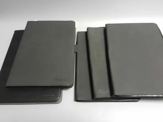 LOT OF 5 ASSORTED FOLIO TABLET CASES TO INCLUDE SANDSTROM AND IWANTIT