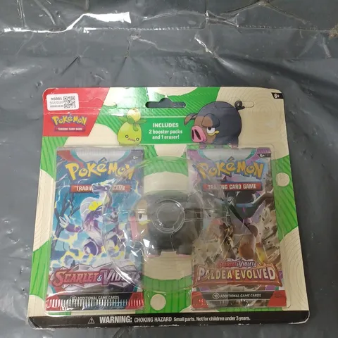 POKEMON 2 X PACKS OF TRADING CARDS AND 1 ERASER