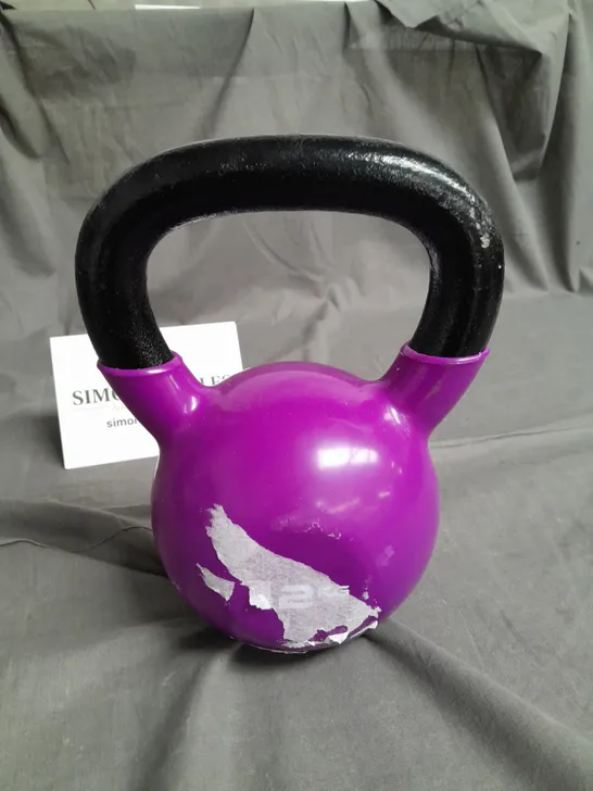 12KG PURPLE KETTLEBELL