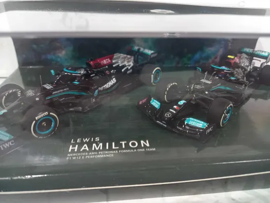 FORMULA ONE MERCEDES-AMG PATRONAS TEAM 1:43 SCALE METAL MODEL SET - 8 TIME CONSTRUCTOR CHAMPIONS