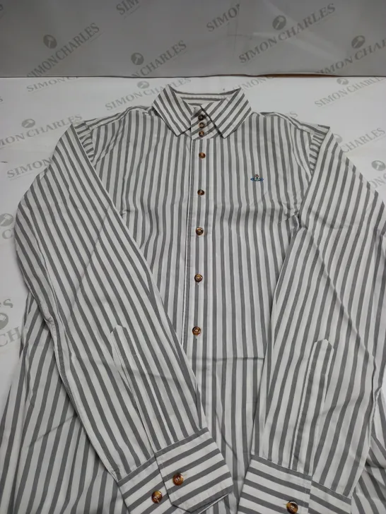 VIVIENNE WESTWOOD MAN LONDON STRIPPED SHIRT - SIZE 50