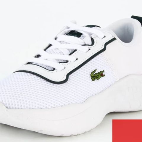 BRAND NEW LACOSTE WHITE/GREEN COURT-DRIVE 0721 (SIZE 5)