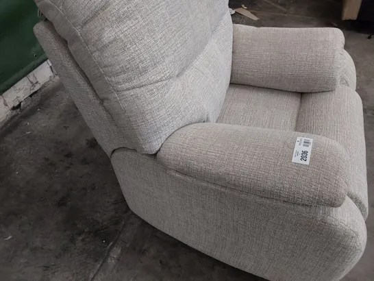 QUALITY BRITISH MANUFACTURED DESIGNER G PLAN MINSTRAL SMALL EASY CHAIR LIMA OATMEAL FABRIC 