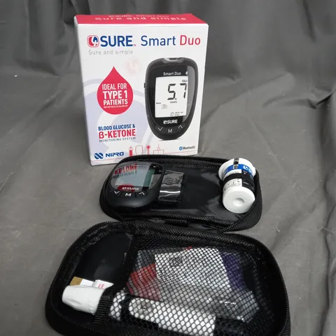 BOXED NIPRO 4SURE SMART METER BLOOD GLUCOSE & B-KETONE MONITORING SYSTEM