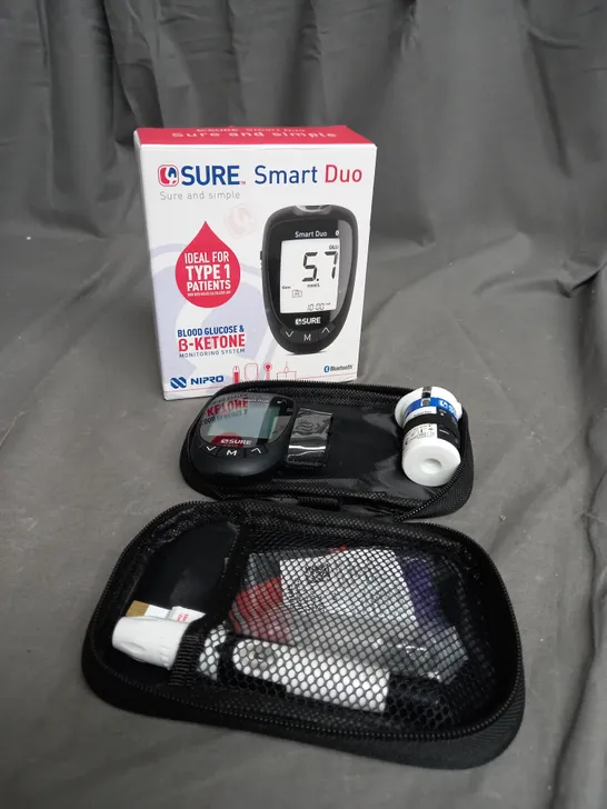 BOXED NIPRO 4SURE SMART METER BLOOD GLUCOSE & B-KETONE MONITORING SYSTEM