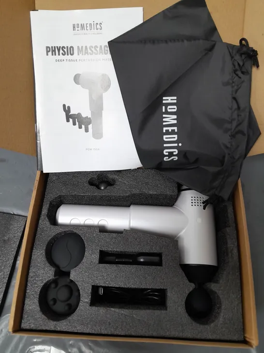 BOXED HOMEDICS DEEP TISSUE MASSAGE GUN