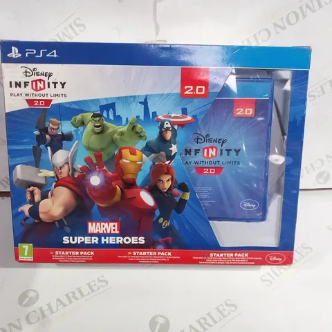 BOXED PLAYSTATION 4 DISNEY INFINITY 2.0 MARVEL SUPERHEROES STARTER PACK