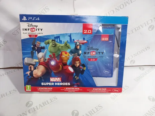 BOXED PLAYSTATION 4 DISNEY INFINITY 2.0 MARVEL SUPERHEROES STARTER PACK