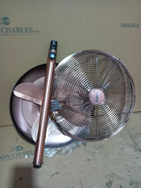 TOWER 16 INCH COPPER PEDESTAL FAN