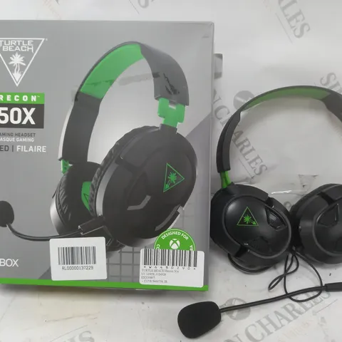 BOX OF 2 TURTLE BEACH XBOX RECON 50X