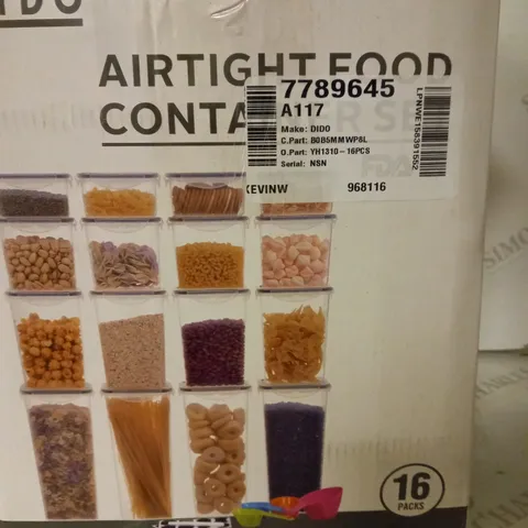 DIDO AIRTIGHT FOOD STORAGE CONTAINER SET