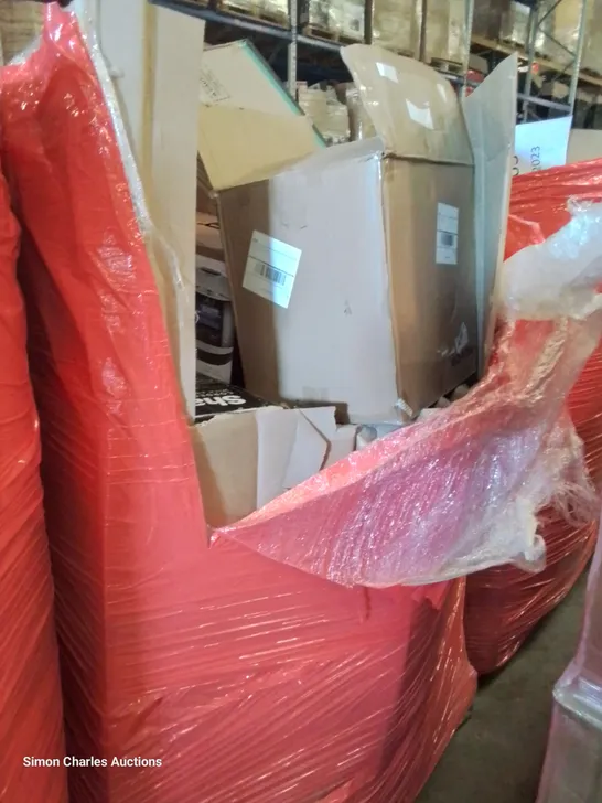 PALLET OF ASSORTED PRODUCTS, INCLUDING, AIR FRYERS, RICE COOKER, GAMING CHAIR, TOUCH BIN.