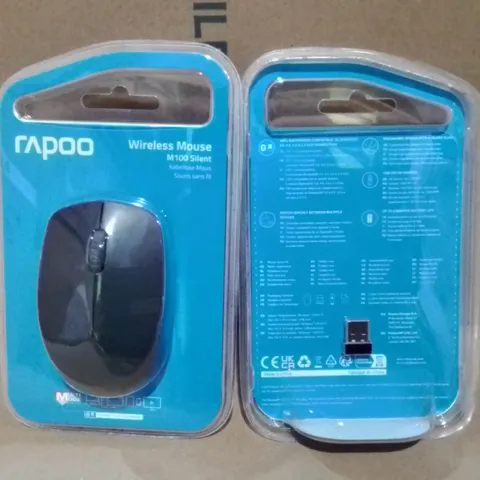 LOT OF 16 BRAND NEW RAPOO M100 SILENT WIRELESS MOUSES 