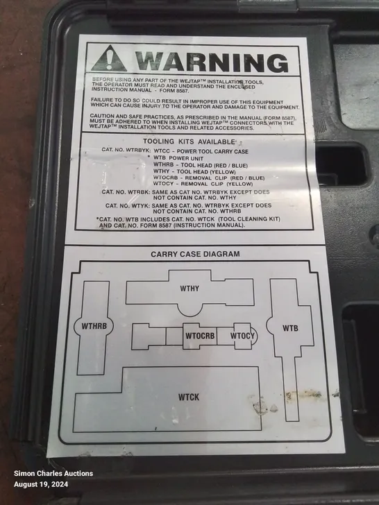 BOXED BURNDY - WEJTAP INSTALLATION TOOL KIT