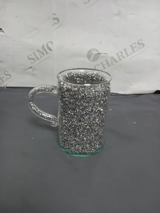 SET OF 6 CRYSTAL MUGS