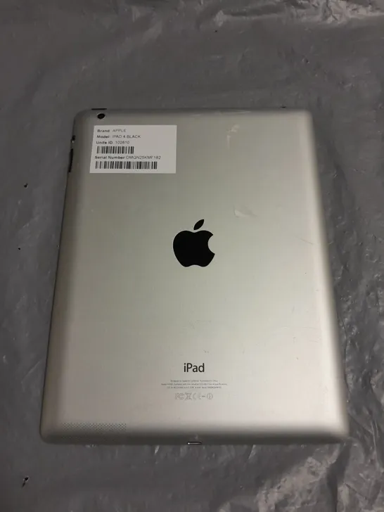 UNBOXED APPLE IPAD 4 - A1458