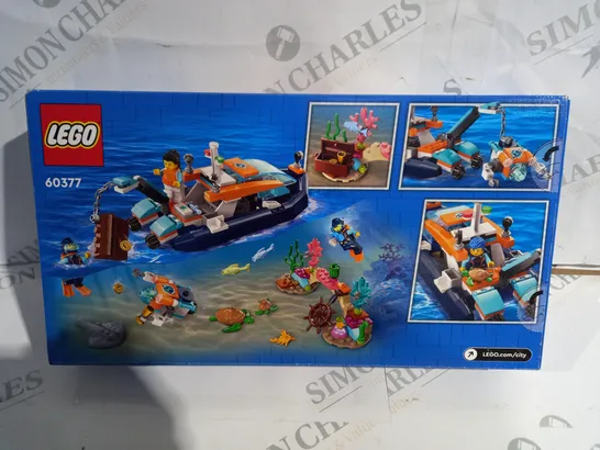 BOXED LEGO CITY BOAT 60377