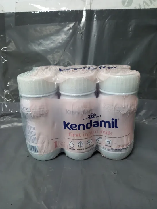 SEALED KENDAMIL FIRST INFANT MILK 6X250ML - COLLECTION ONLY