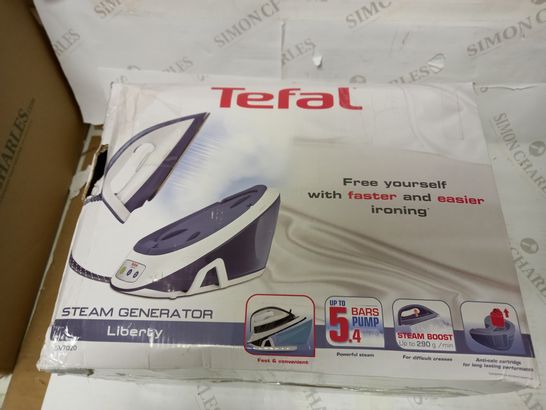 TEFAL SV7020 LIBERTY STEAM GENERATOR IRON, 2200 WATT, LIGHT BLUE